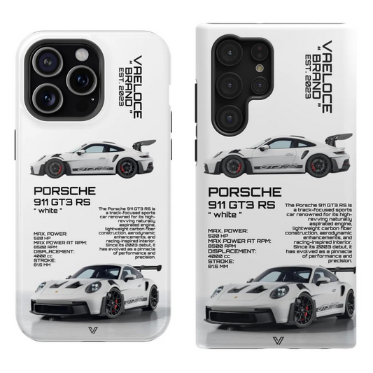 Vaeloce Porsche White Case